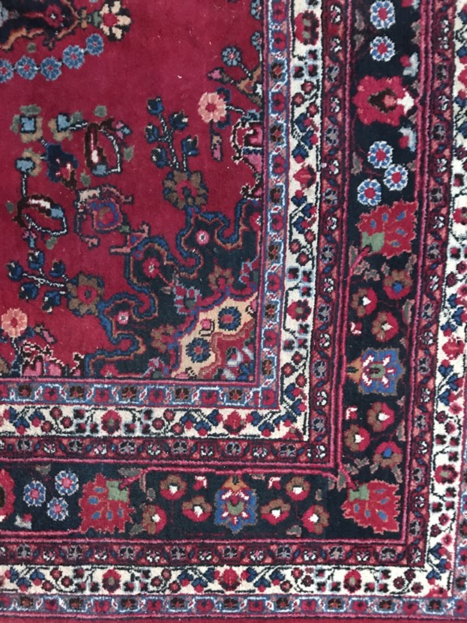 Former carpet Persian Mashhad done hand 200 X 280 CM