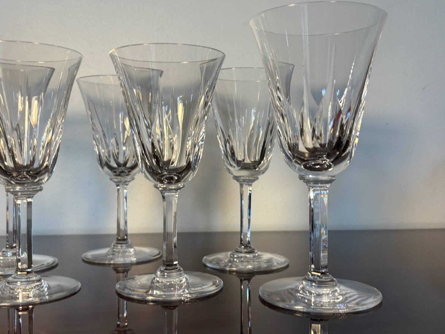 7 wine glasses Cerdagne Saint Louis