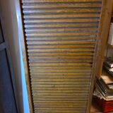Pair of oak curtain file cabinets