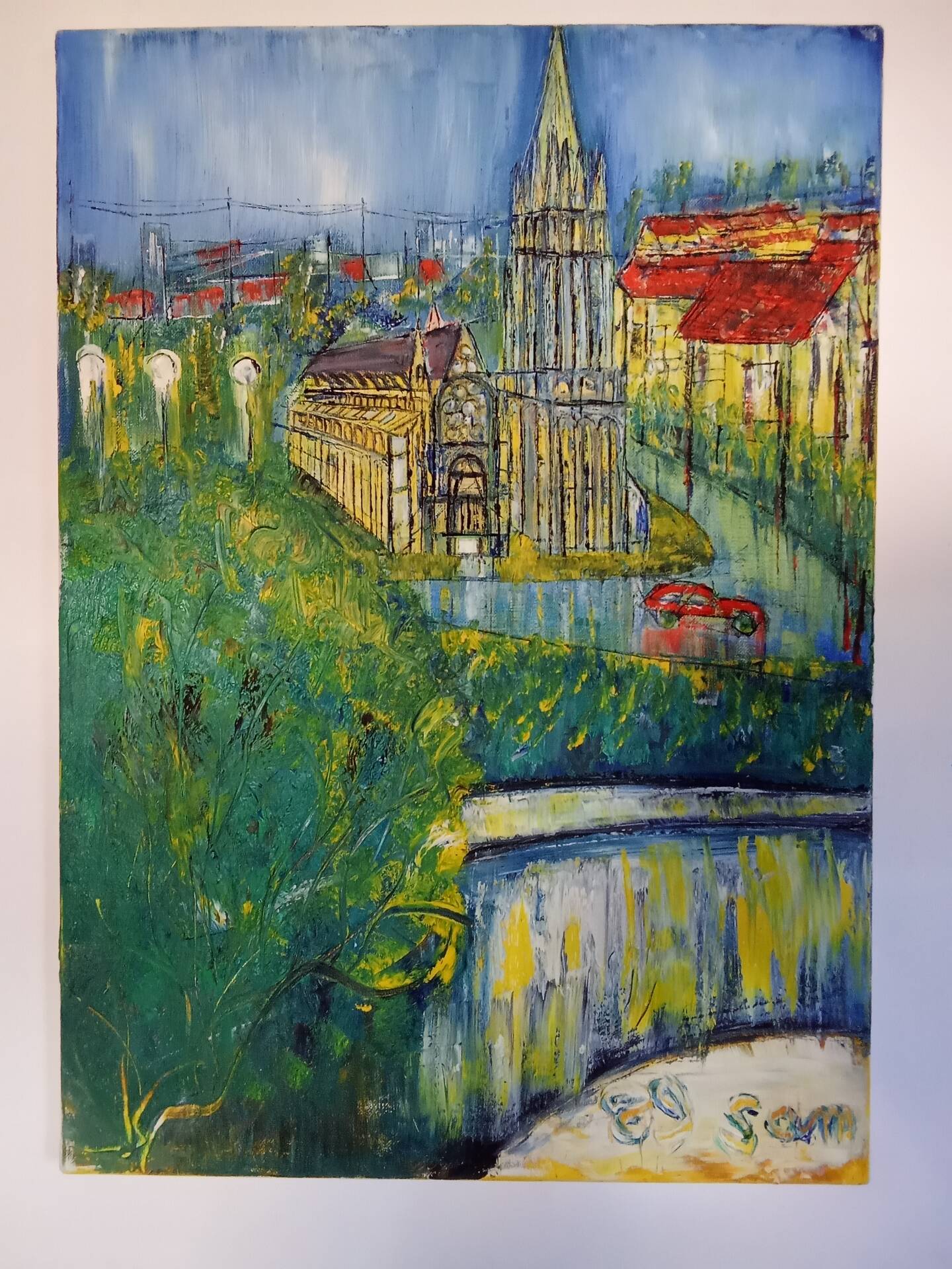 Tableau artiste contemporain