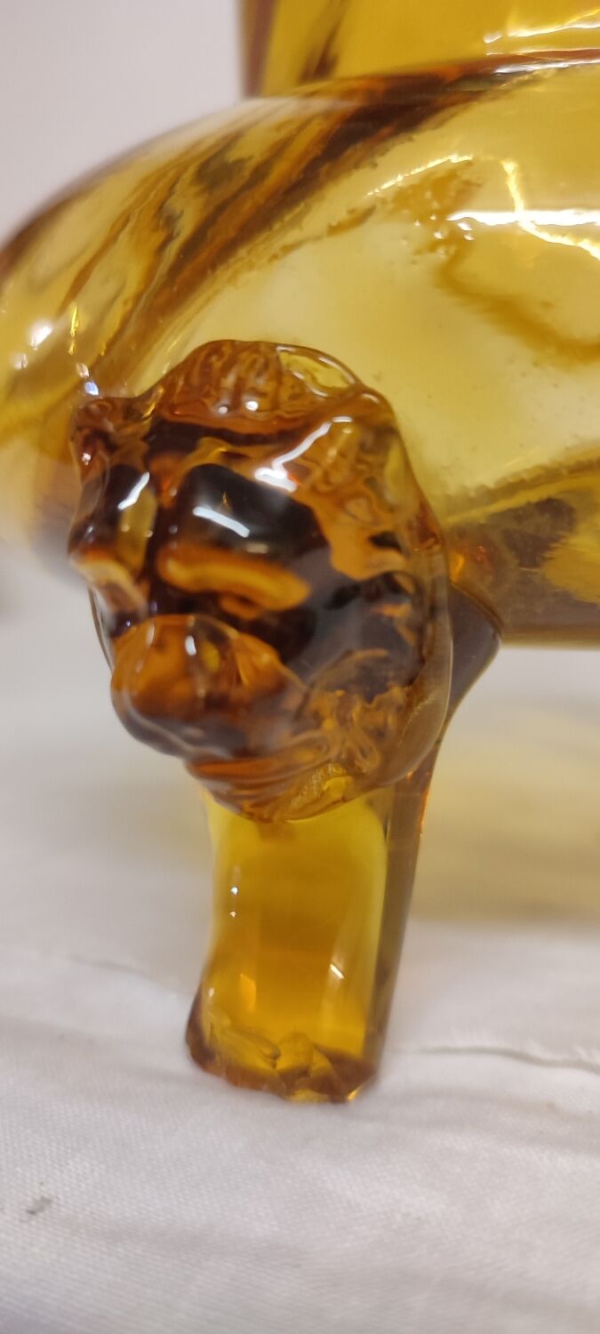 "Art Decò" glass vase. Spain, 1940s.