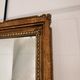 Antique Rectangular Wall Mirror Gold Wood Louis XV XVI Moulding 100x40cm