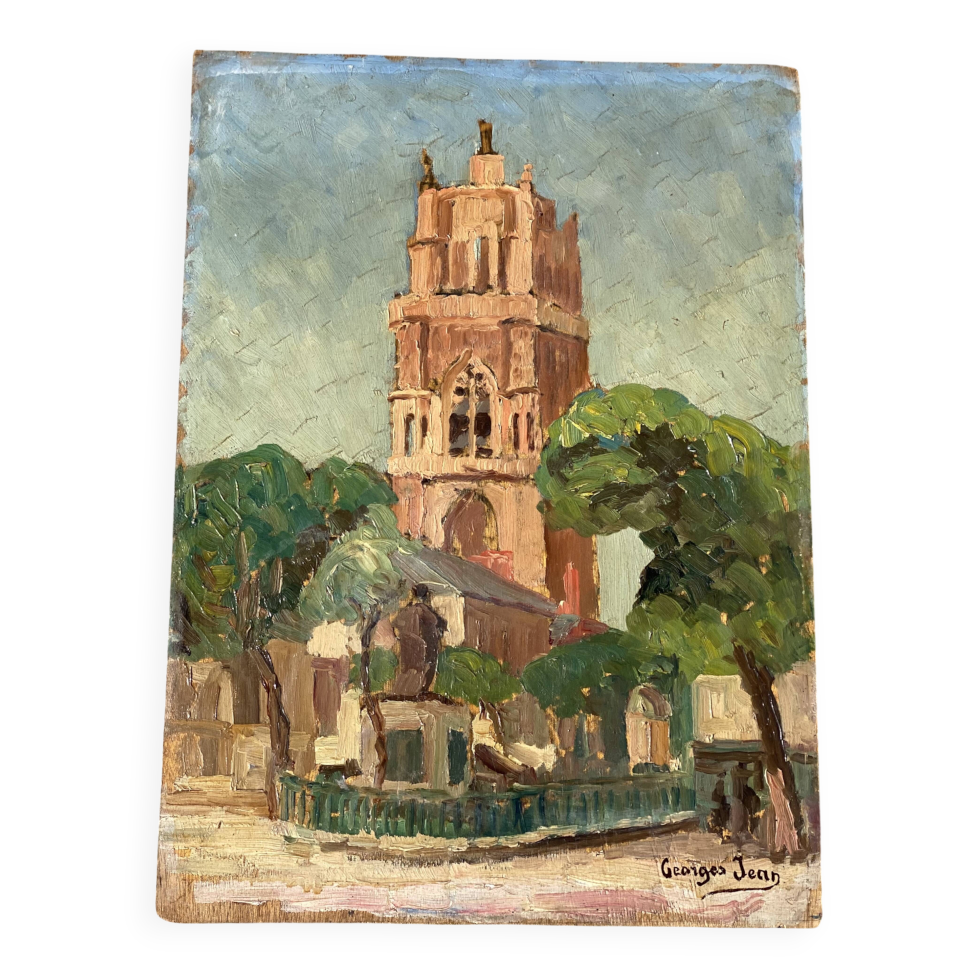 Tableau of the cathedral of Rodez