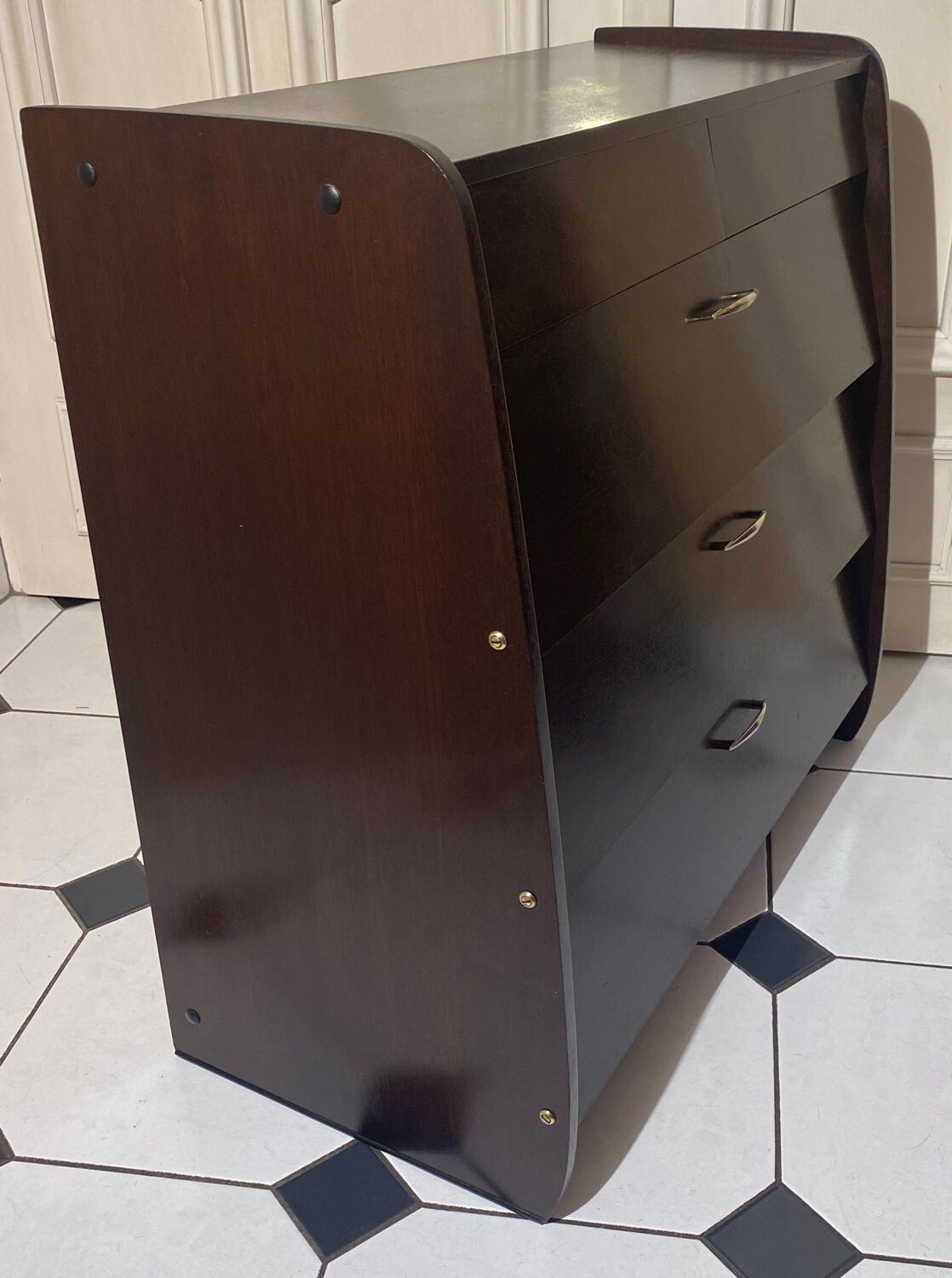 Vintage shoe cabinet