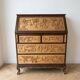 Asian secretary desk carved from solid wood