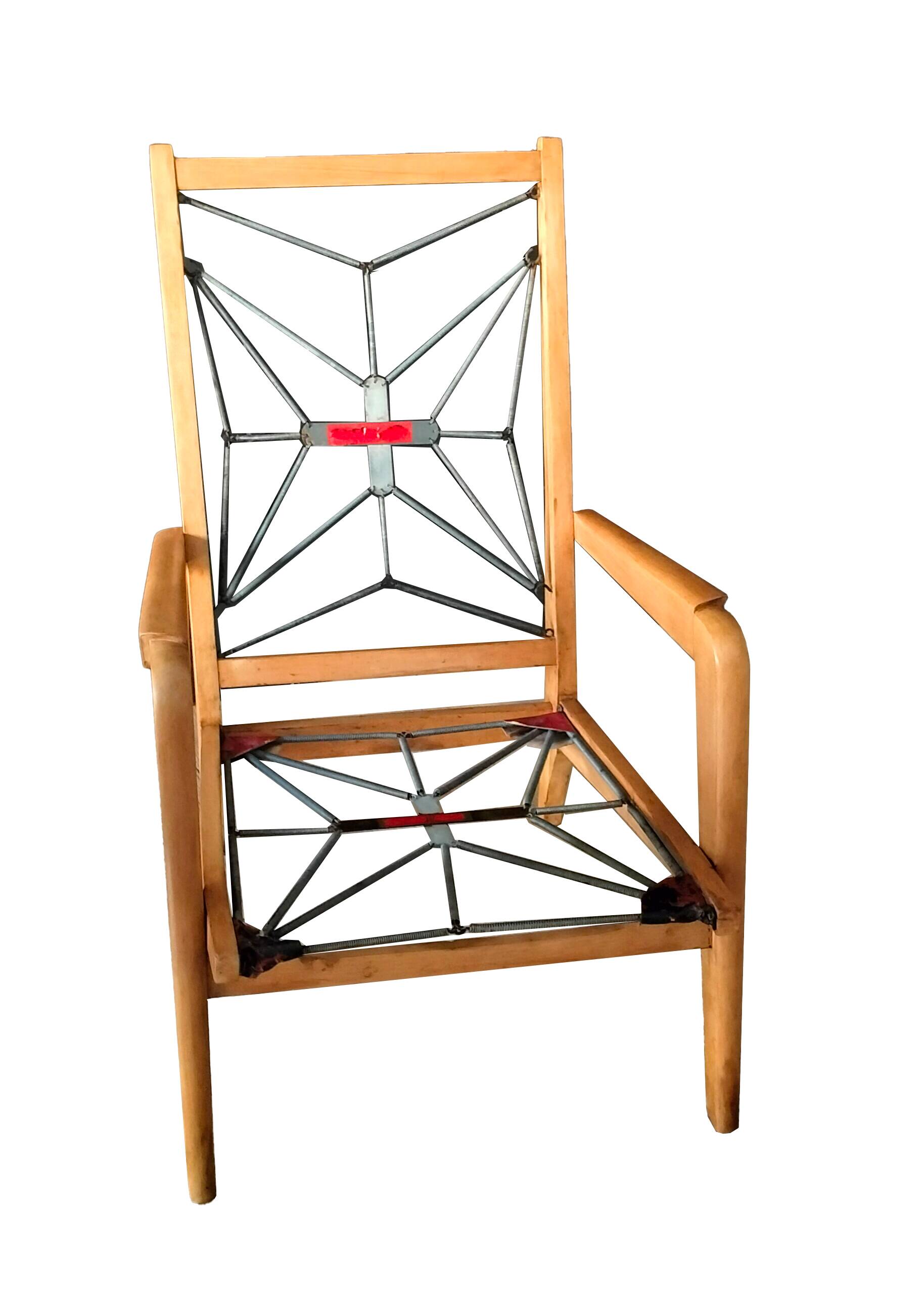 Fauteuil free span dans le goût de pierre guariche