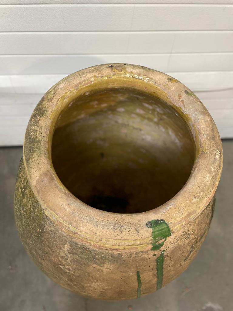 Old jar, called "jar of Biot" with varnished neck