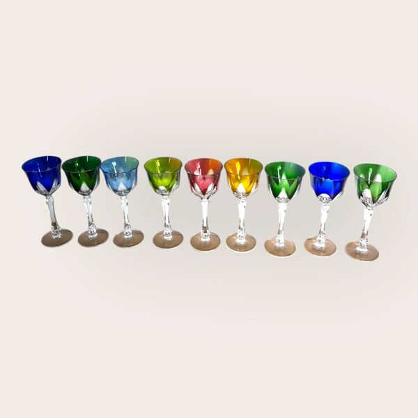 Verres à pied Cristal Roemer couleur France XL