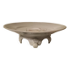 Limoges Lafarge porcelain compote bowl. Water lilies.