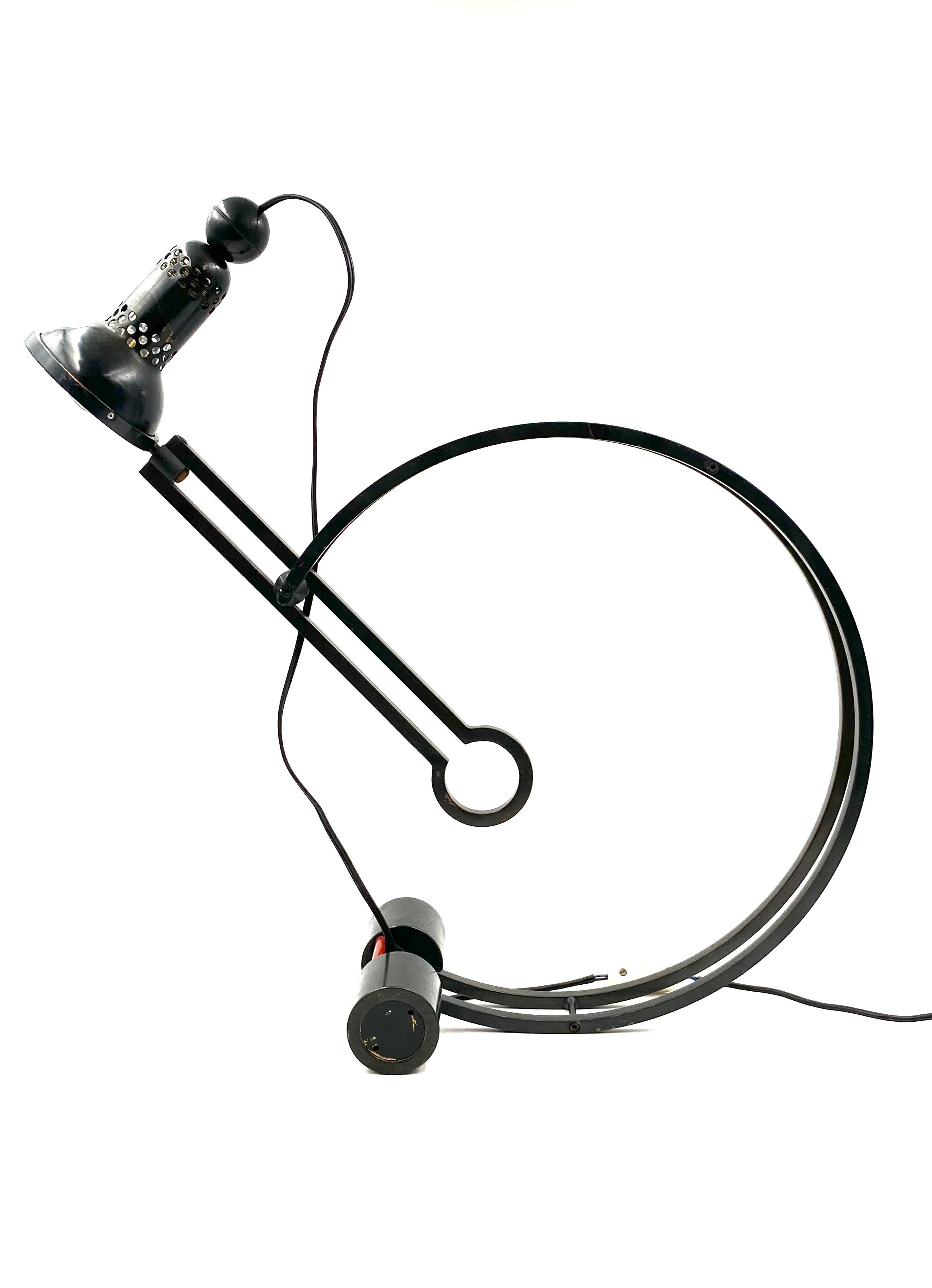 Charles Martin, Pendulum table lamp, Woka Austria 1970s