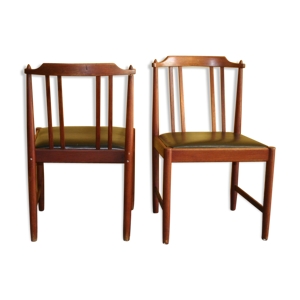 Paire de chaises art - deco