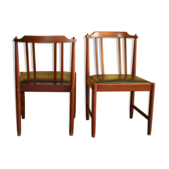 Paire de chaises art deco