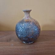 Gisèle Buthod-Garcon (Born in 1954) - Glazed beige ceramic round vase