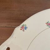Ancien plat à tarte en porcelaine de digoin sarreguemines