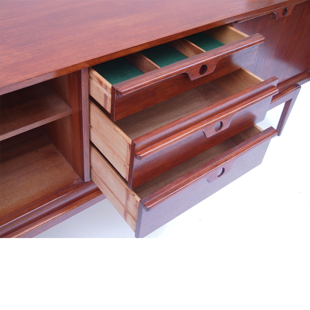 Scandinavian sideboard vintage Sweden compass feet