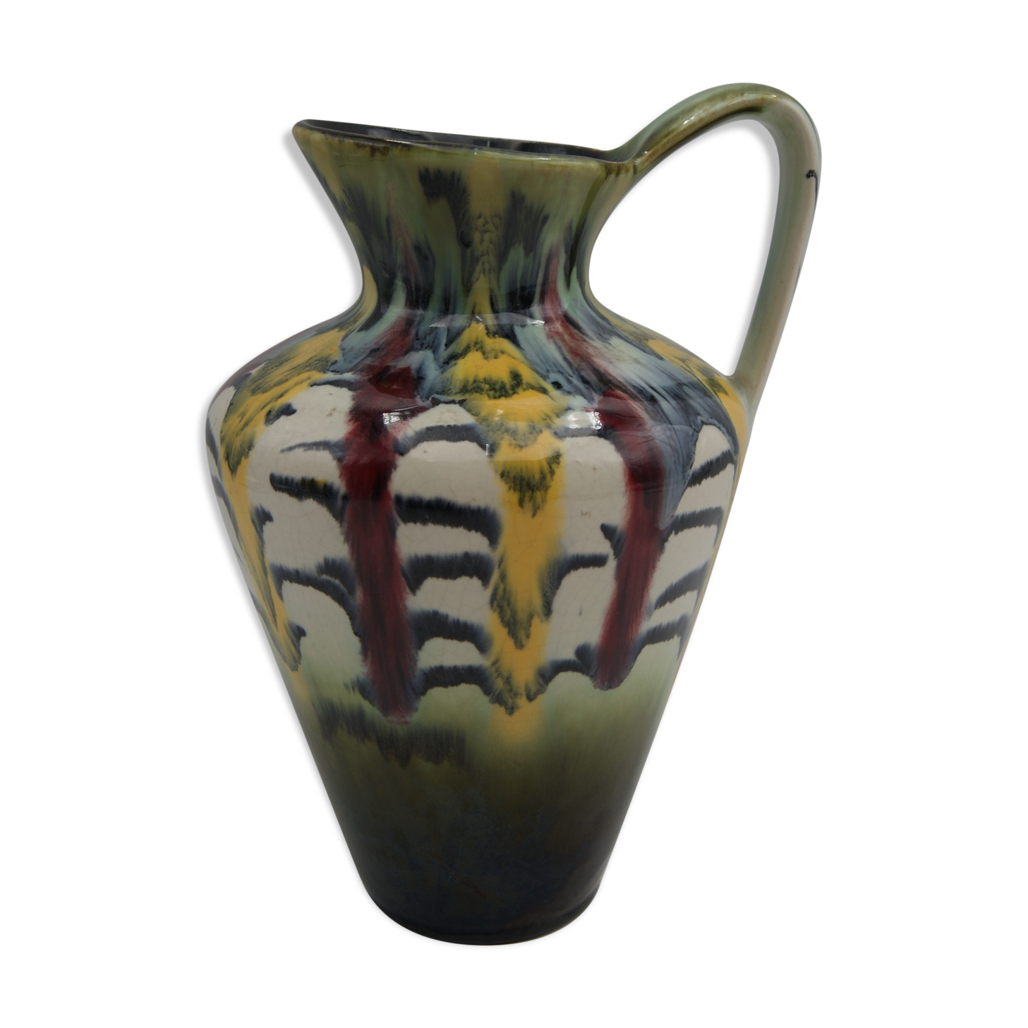 Vase W. Germany a anse Ü Keramik