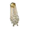 Paolo Venini glass drops chandelier 1960