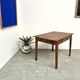 Solid cherry wood desk with spindle legs