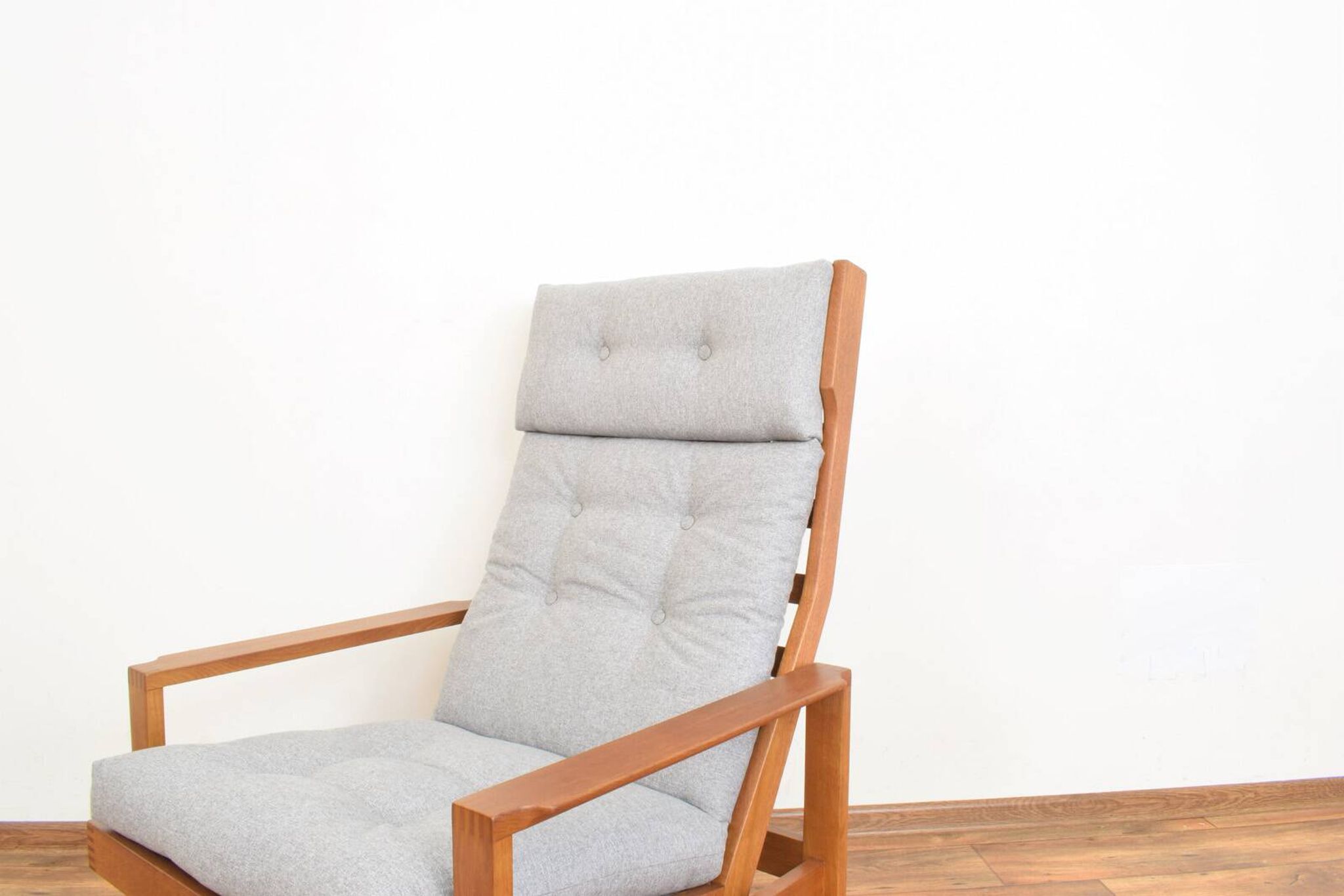 Mid-Century Danish Oak Armchair by Leif Alring for Madsen & Schubell, 1960s