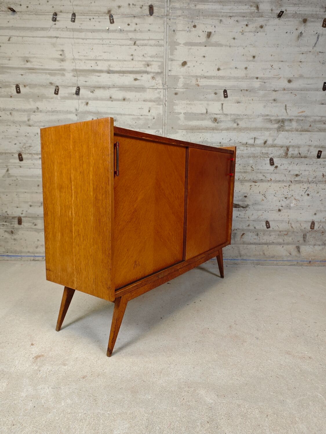 Vintage sideboard with compass legs