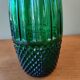Large vintage Empoli carafe from Italy in green glass.