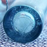 Six Biot glass orange glasses