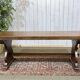 1970s mahogany monastery table - L=2m W=80cm H=75cm