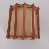 Pair of bamboo sconces