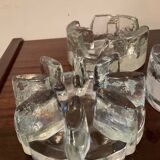 Set of 3 tea light candle holders from the 70s