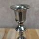 Silver-plated candlestick – vintage classic style