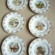 6 Limoges porcelain plates