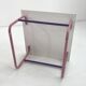 Tubular coffee table in pink and purple, 1980.