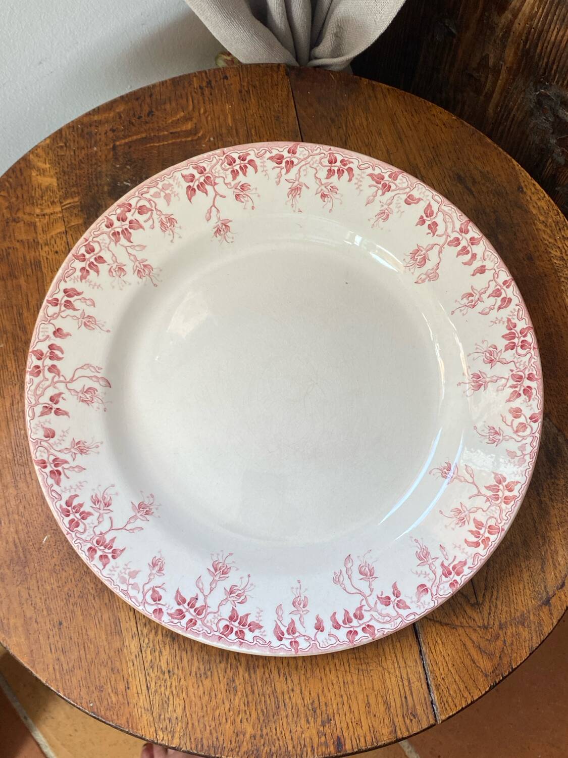 Large serving dish, ironstone, Cie Franco Anglaise