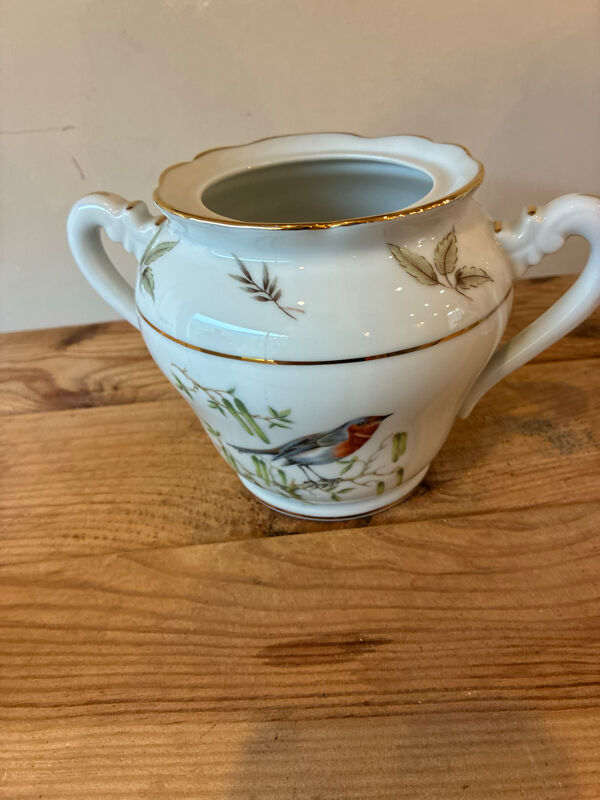 Service à café/thé en porcelaine de Limoges – Chapus Frères – Décor Oi
