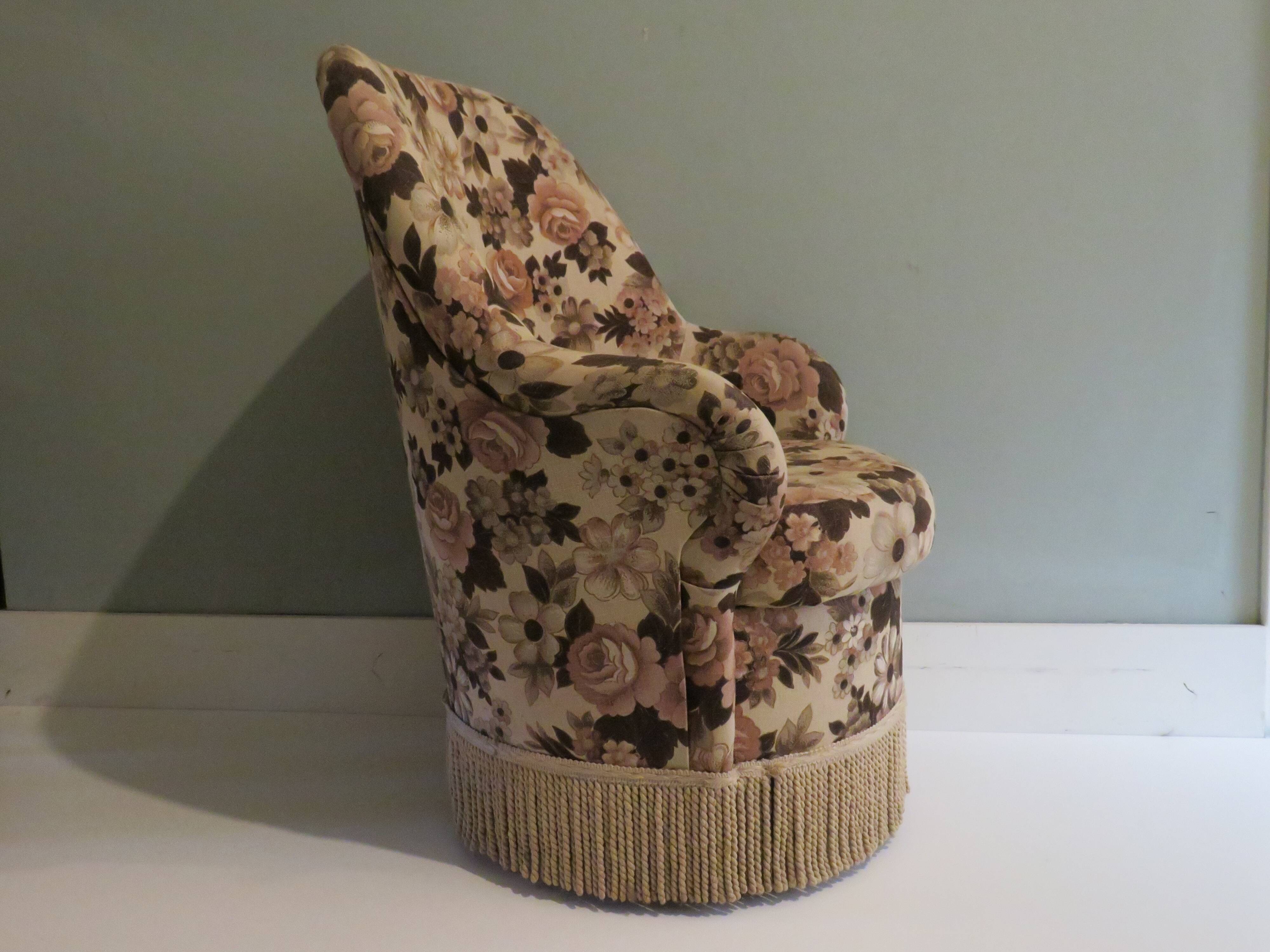 Vintage toad armchair, Belgium 60s