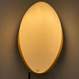 Pair of opaque glass wall lamps by Peill & Putzler, 1970, Germany