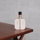 Italian travertine mid-century table lamp