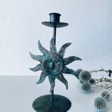 Sun candle holder