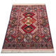 Hand made silk and wool area rug traditional tribal oriental rug- 113x174cm