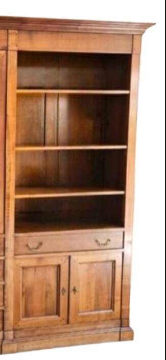 Large solid wood dressing library