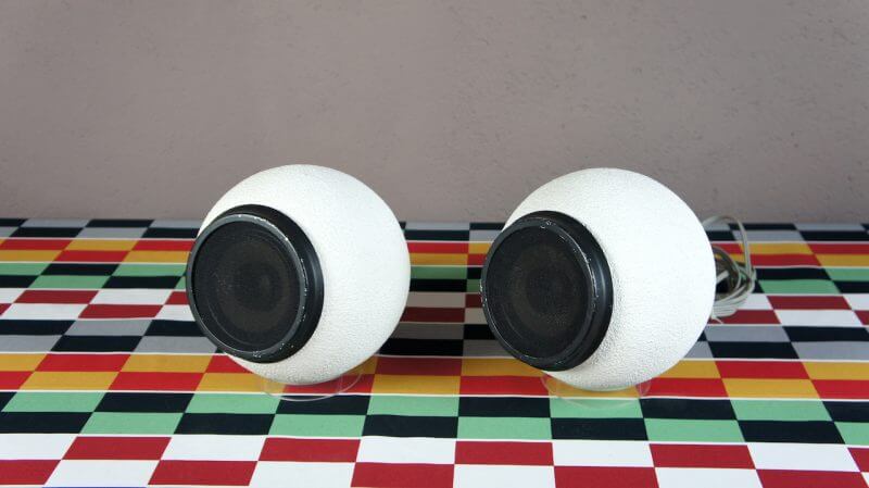 Pair of speakers design vintage 1970