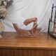 Terracotta Sculpture of a Slender Woman, Abstract Art Art Deco Style