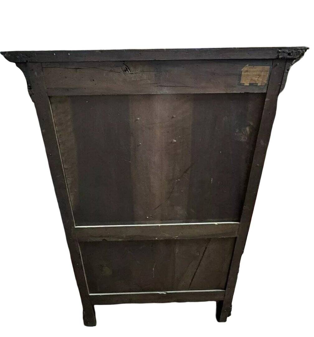 Secrétaire époque Louis Philippe a double doucine en noyer