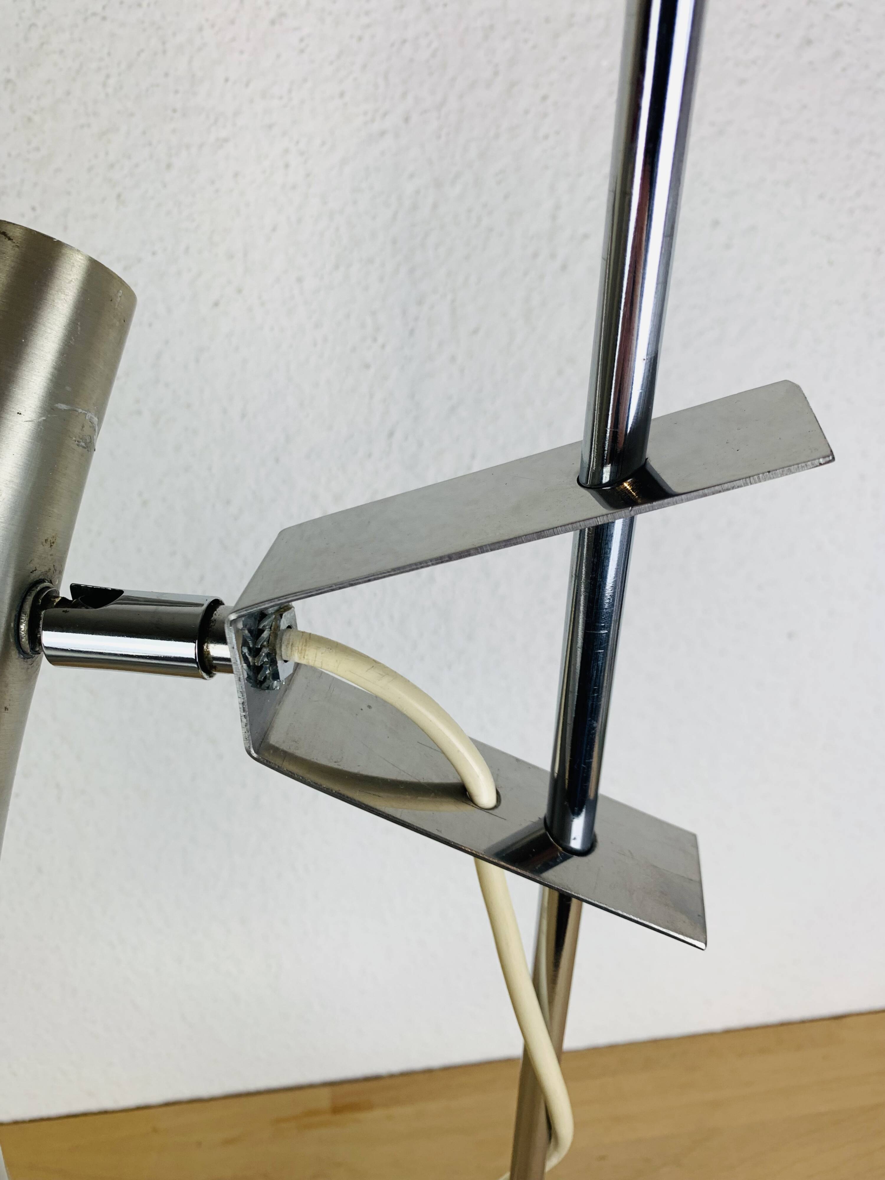 Vintage 70s aluminum desk lamp