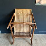 Wicker armchair
