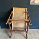 Wicker armchair
