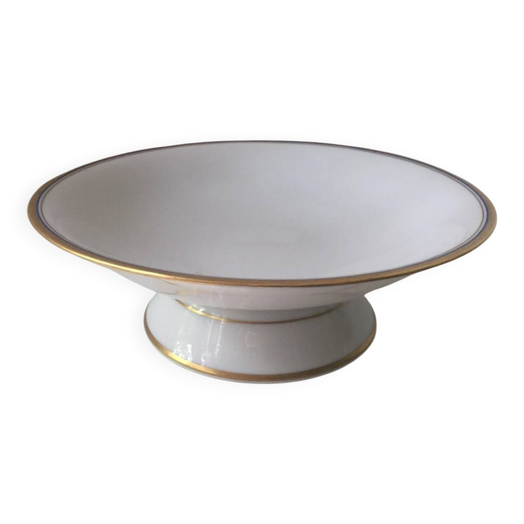 Beautiful fruit bowl base, Limoges, France