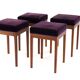 Set of 4 vintage stools 'Egglham'