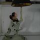 Lampe Arlequin-Pierrot art déco cubiste