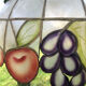 Mother-of-pearl chandelier fruit decoration